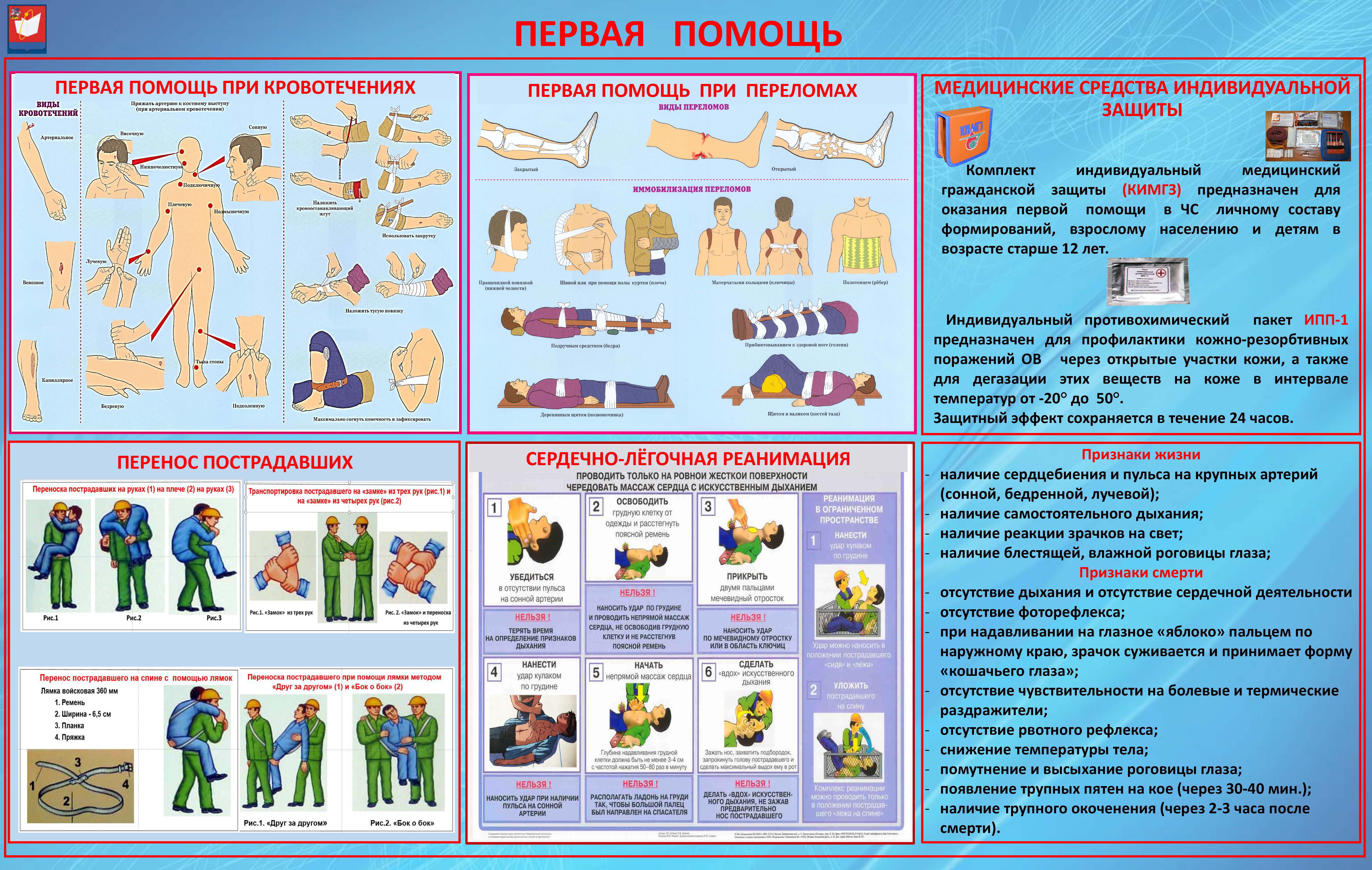 Оказание первой помощи