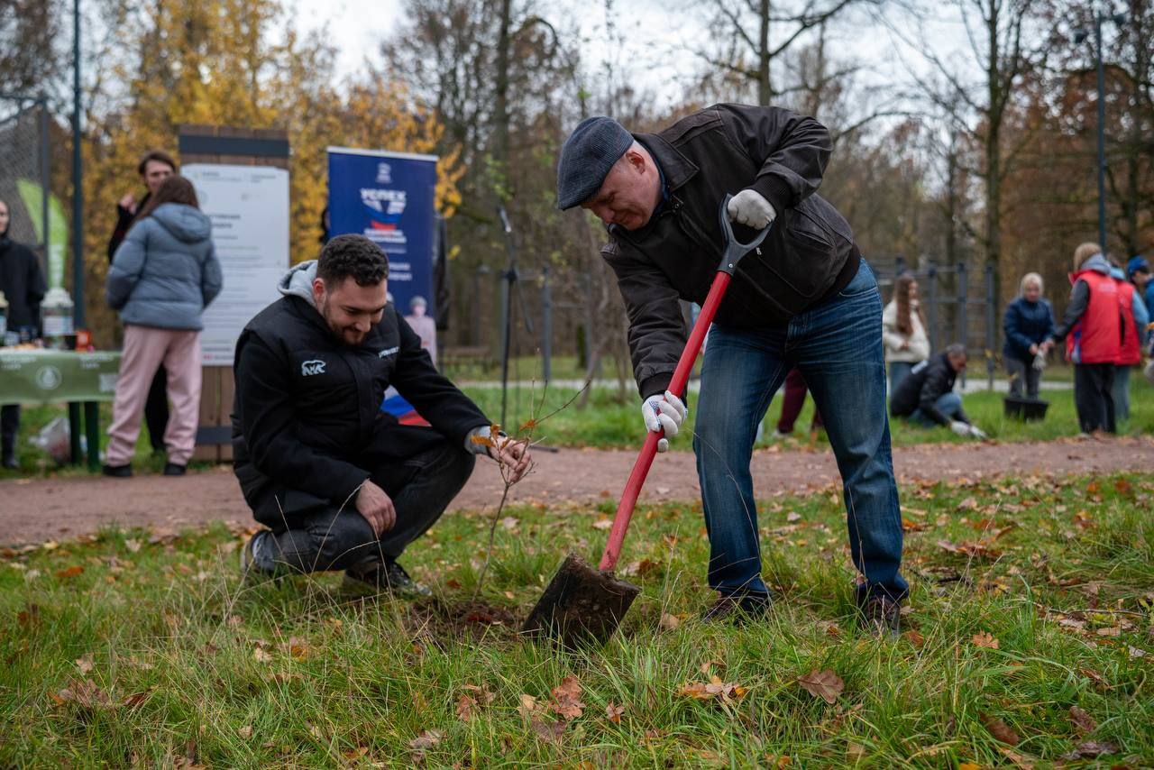 В преддверии Дня отца в лесопарке Фрязино состоялась акция «Отцовский парк»