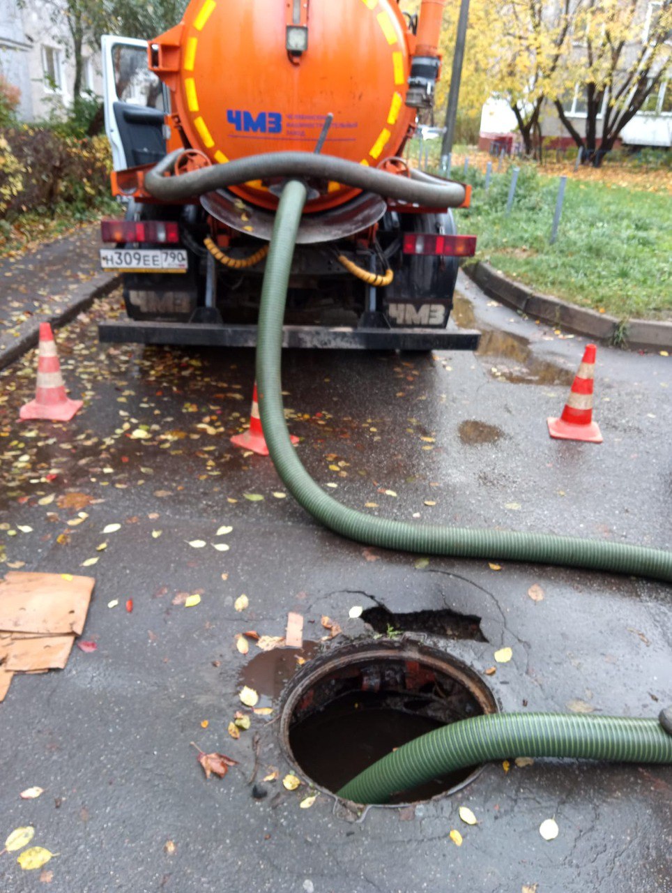 Специалисты МУП «МЩВ» за неделю ликвидировали восемь засоров во Фрязино
