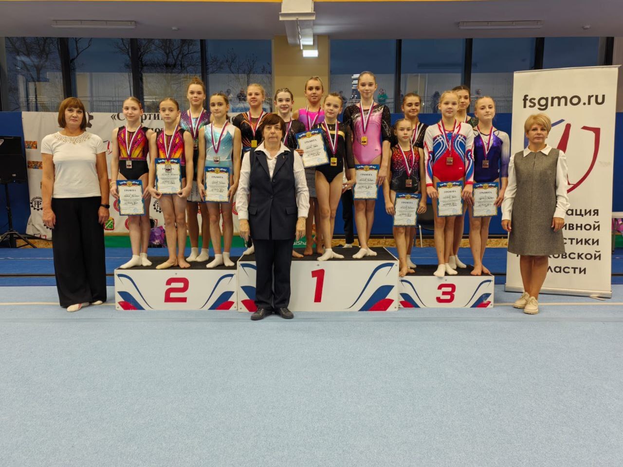 Гимнастки из Фрязино – наша гордость! Блестящие результаты на Чемпионате Московской области!