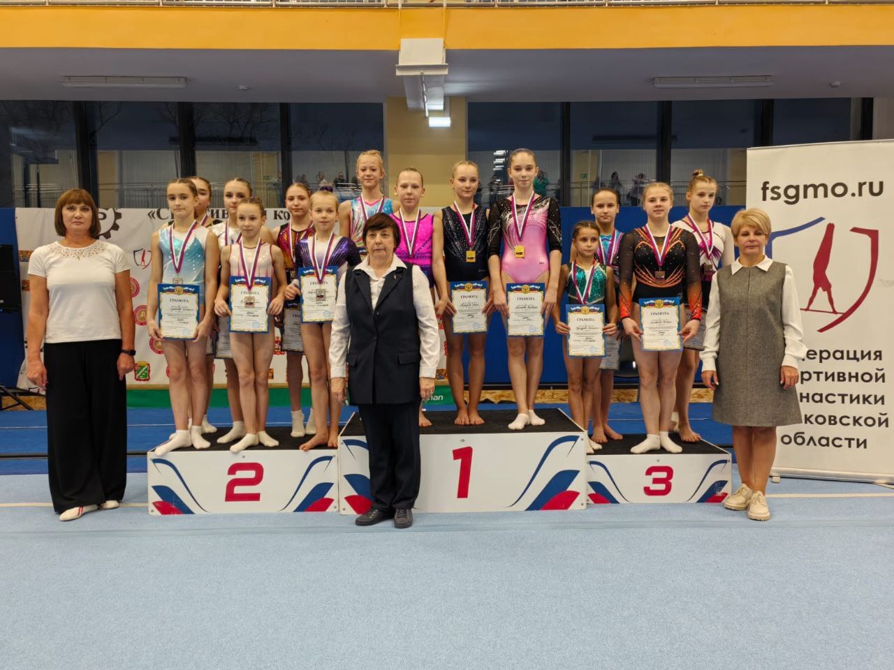 Гимнастки из Фрязино – наша гордость! Блестящие результаты на Чемпионате Московской области!