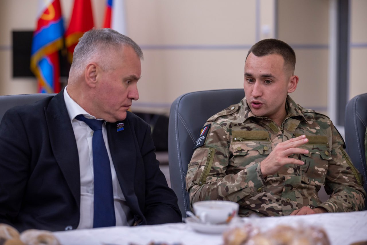 Провели встречу с членами местной ассоциации ветеранов СВО