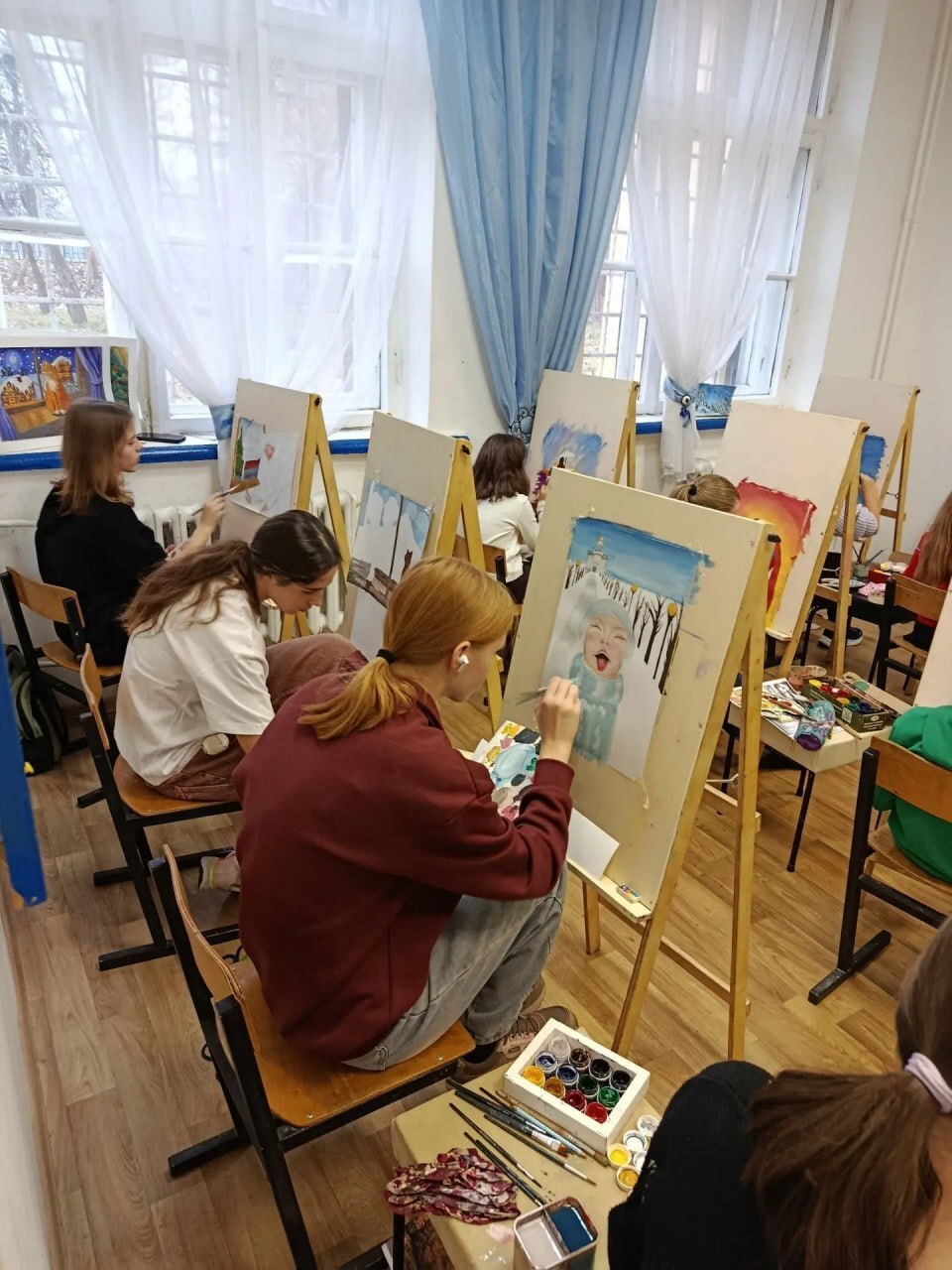 Обучающиеся Центра детского творчества города Фрязино приняли участие во Всероссийском изобразительном диктанте