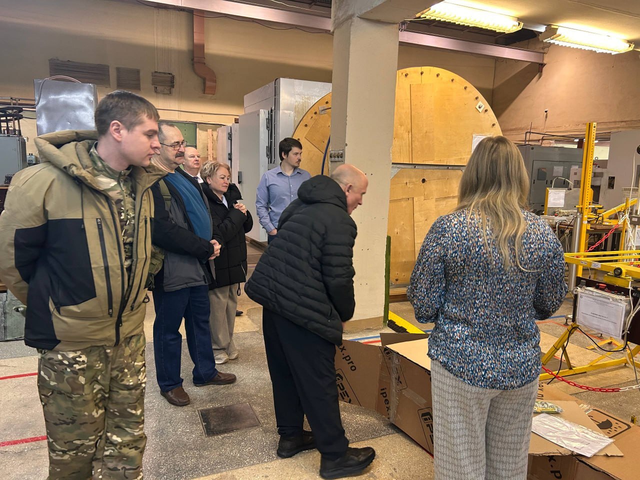 Члены Ассоциации ветеранов СВО г.о. Фрязино посетили АО НПП «Циклон-Тест» в рамках программы «Промышленный туризм»