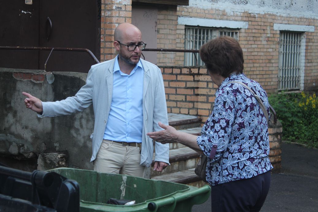 Встреча с жителями Д.И. Шкаев