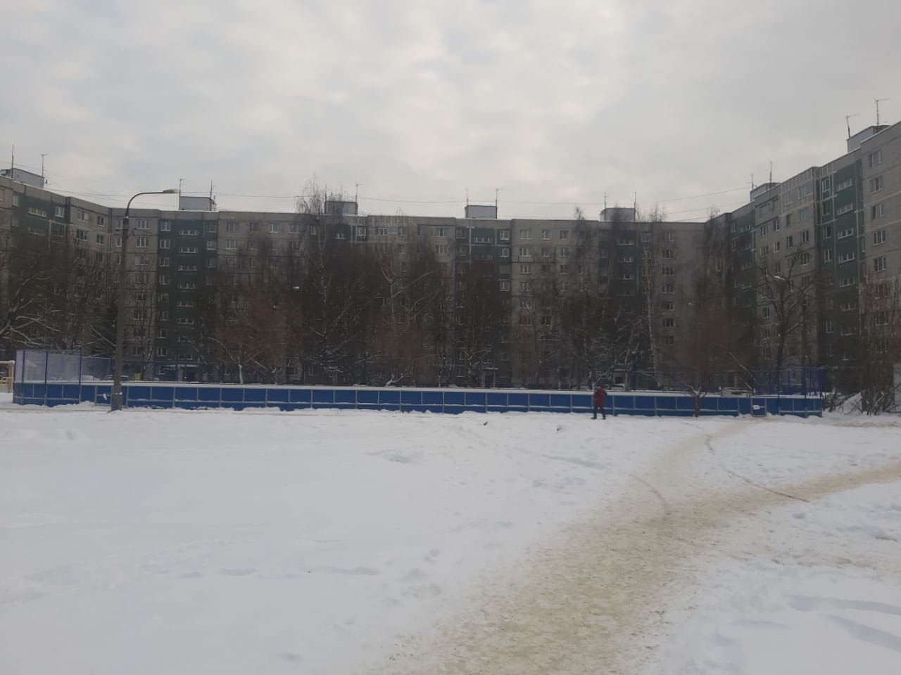 Приобретение и установка хоккейной коробки с элементами благоустройства по адресу: городской округ Фрязино, проспект Мира, в районе дома 20А