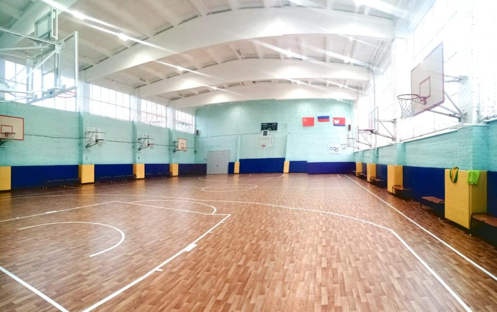 Замена напольного покрытия большого игрового зала МУДО ДЮСШ г. Фрязино