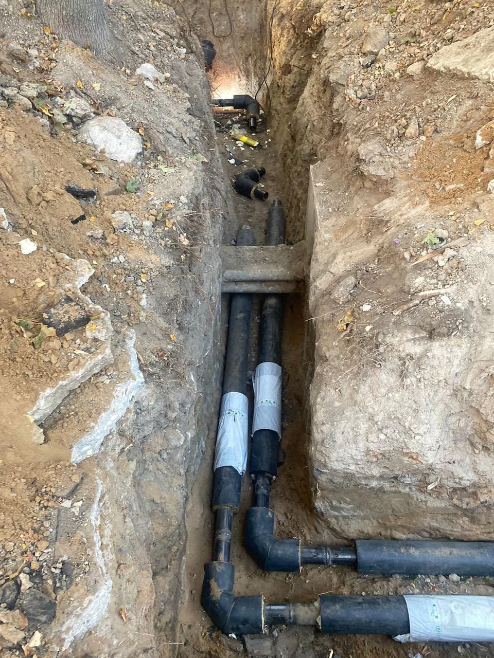 Открытие капитально отремонтированных участков по модернизации систем теплоснабжения