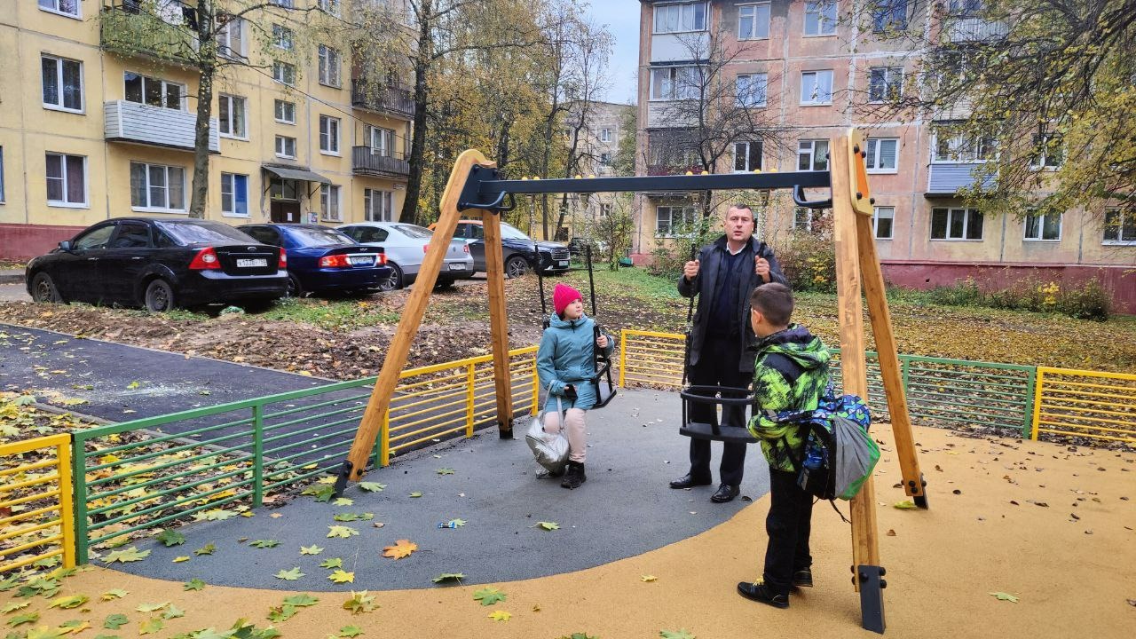 15 октября 2024 года состоялось открытие детских игровых площадок 