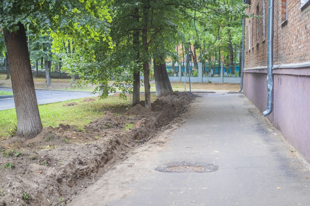 В городском округе Фрязино приступили к капитальному ремонту второго участка дороги по улице Попова