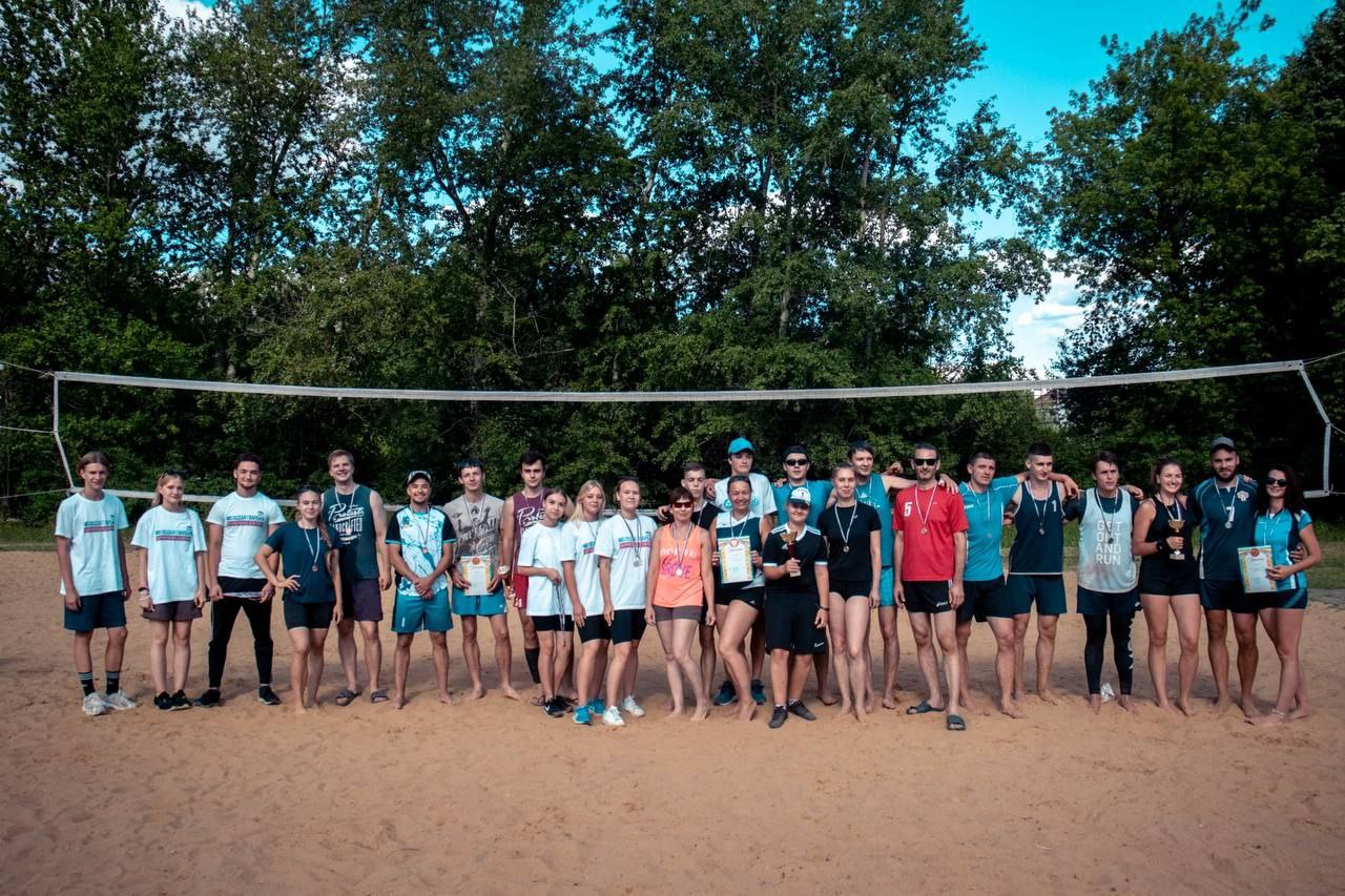 В минувшие выходные прошёл турнир по пляжному волейболу