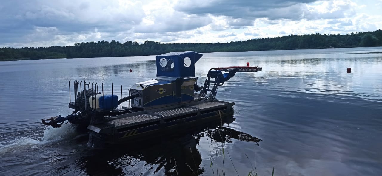 В городском округе Фрязино начались работы по расчистке озера «Большое»
