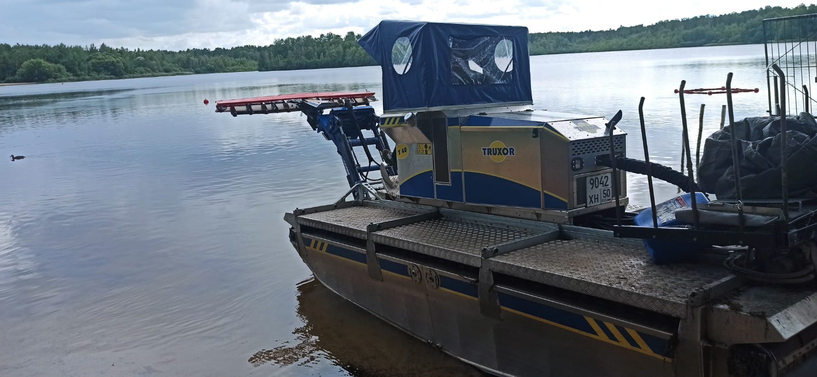 В городском округе Фрязино начались работы по расчистке озера «Большое»