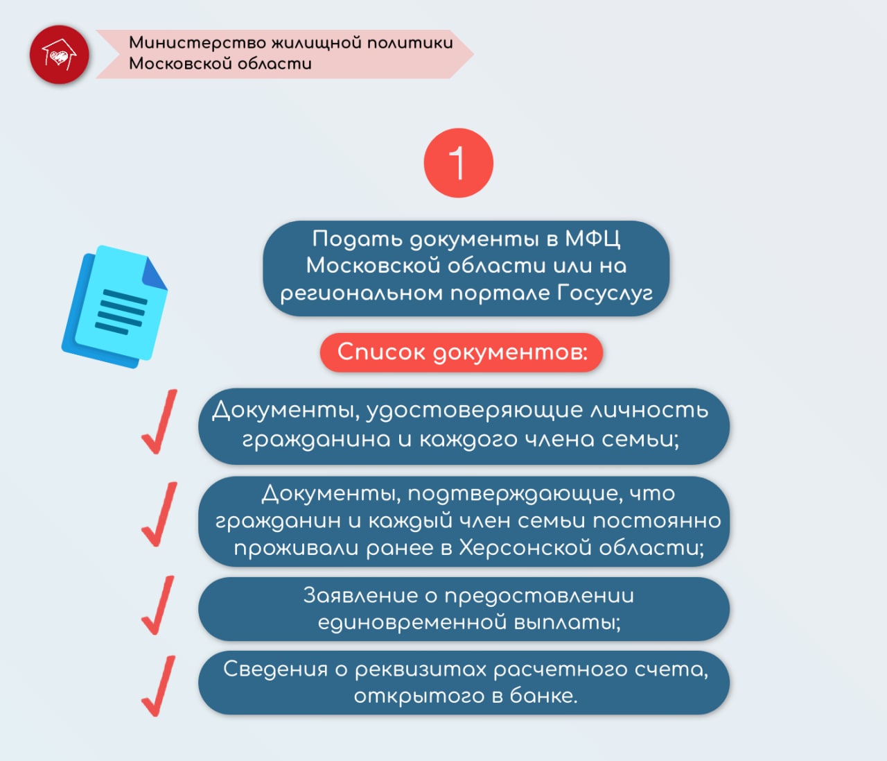 Как получить единовременную выплату гражданам, вынужденно покинувшим место постоянного проживания в городе Херсоне или части Херсонской области?