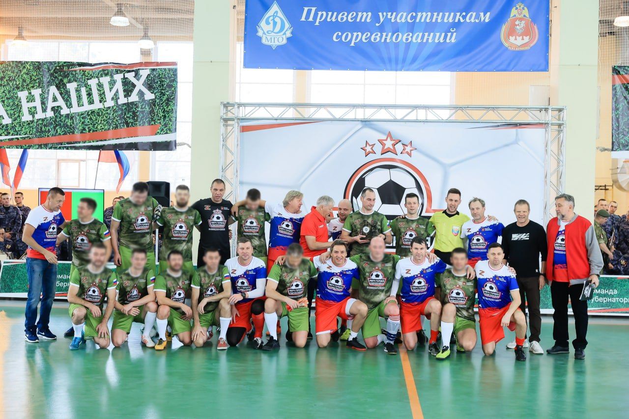 Звезды отечественного футбола провели товарищеский матч с командой «Герои Подмосковья»