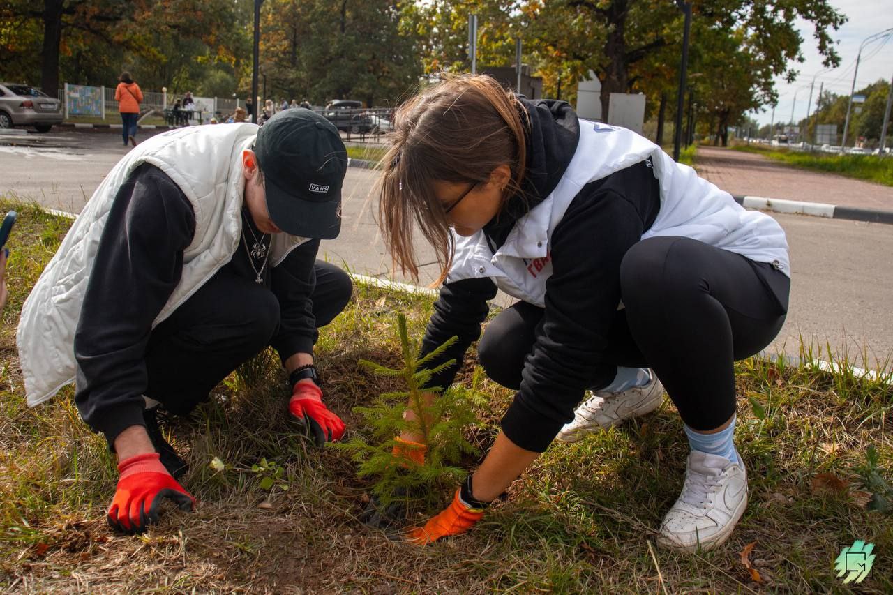 В парке Наукограда прошел экологический субботник