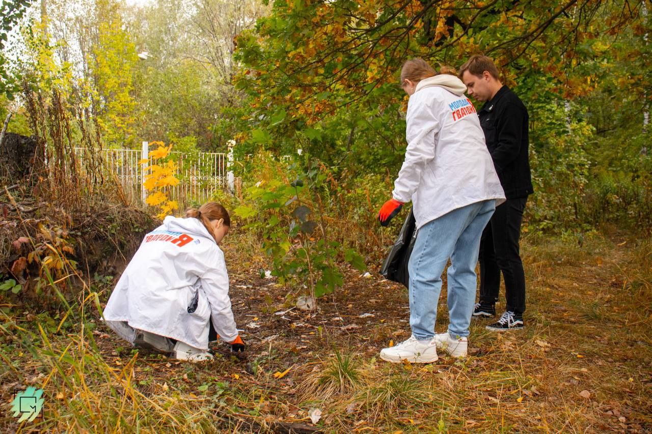 В парке Наукограда прошел экологический субботник