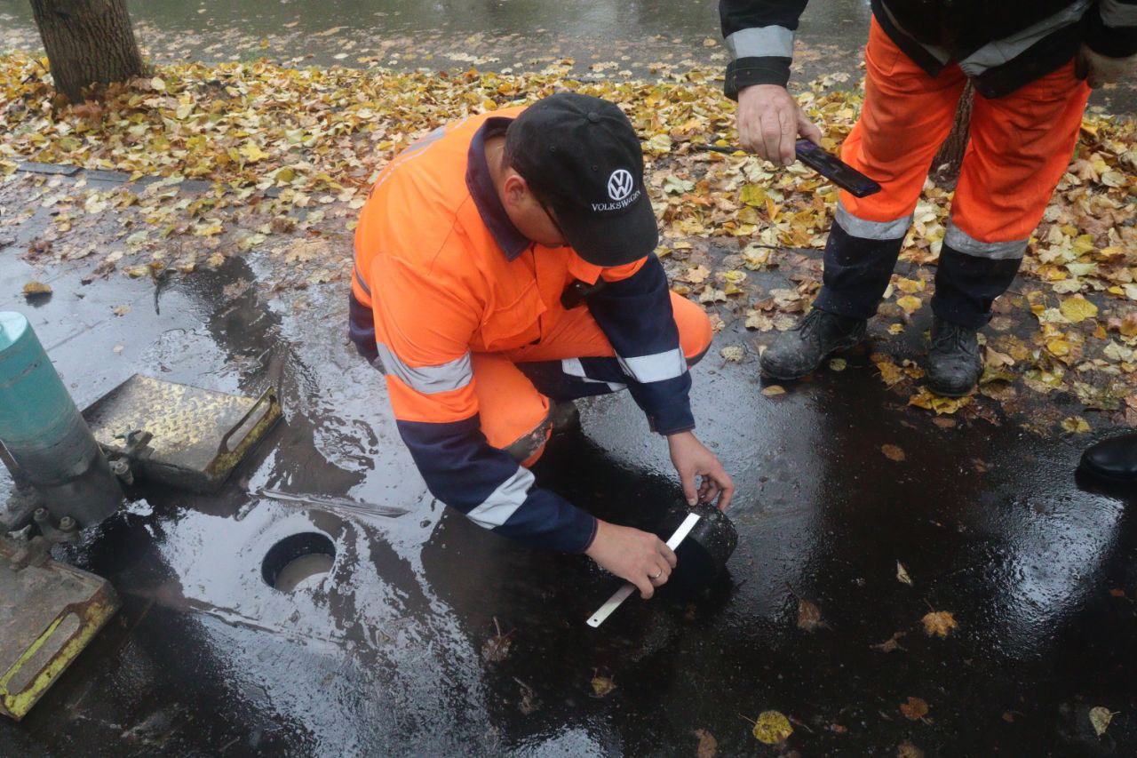 Дорожная лаборатории провела инспекцию выполненных работ по ремонту дороги
