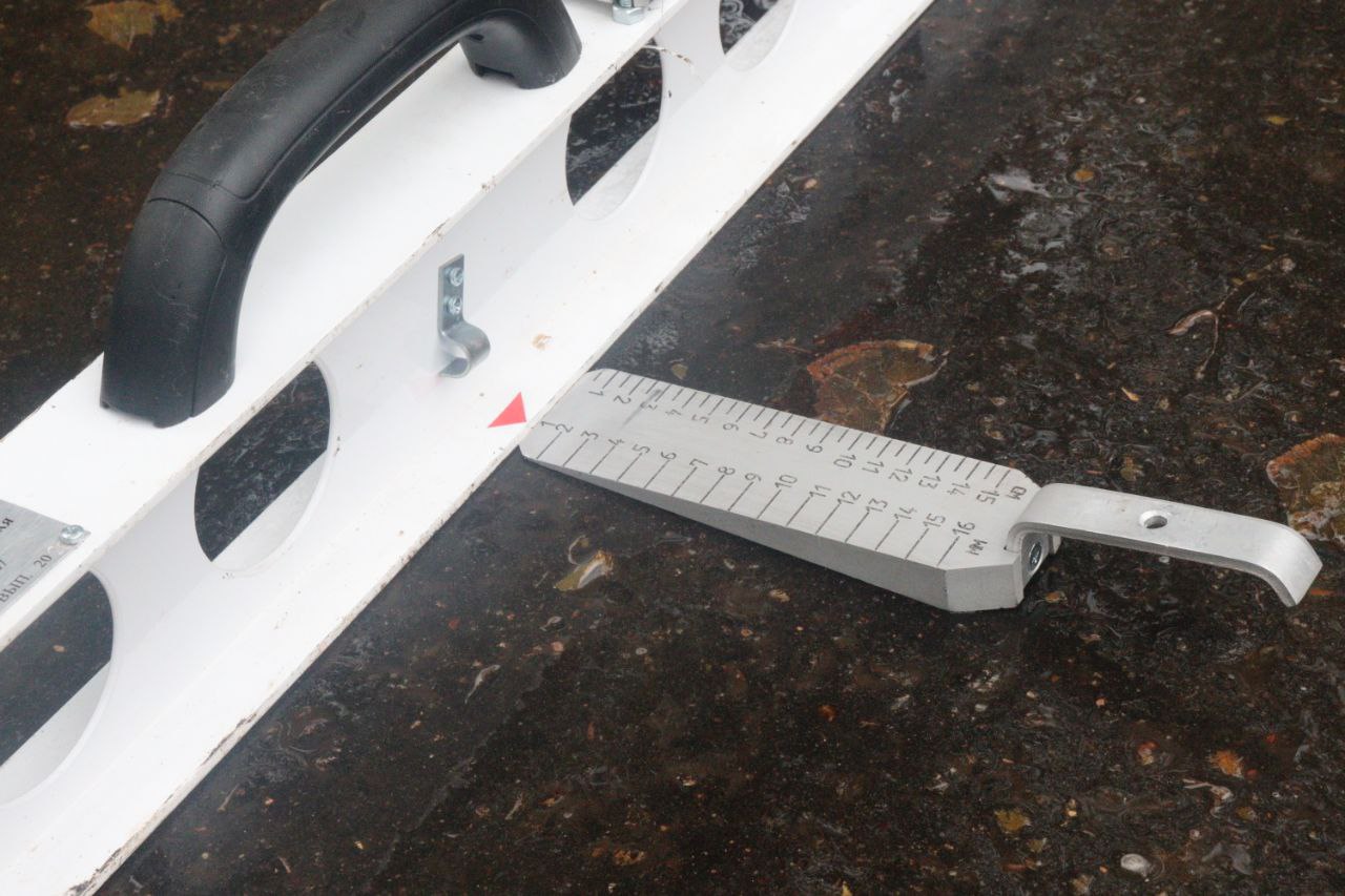 Дорожная лаборатории провела инспекцию выполненных работ по ремонту дороги