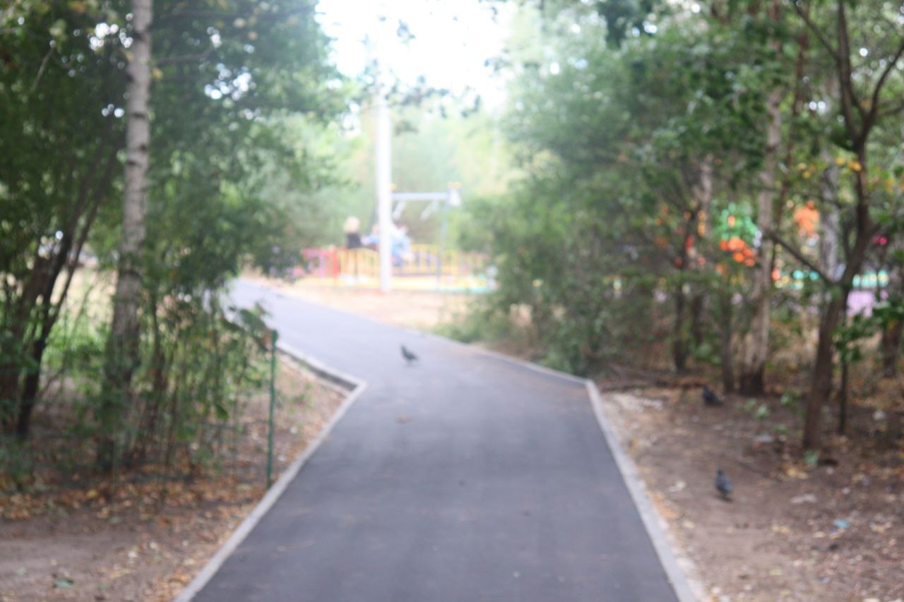 На улице Полевой у дома № 23 а появилась новая асфальтовая дорожка