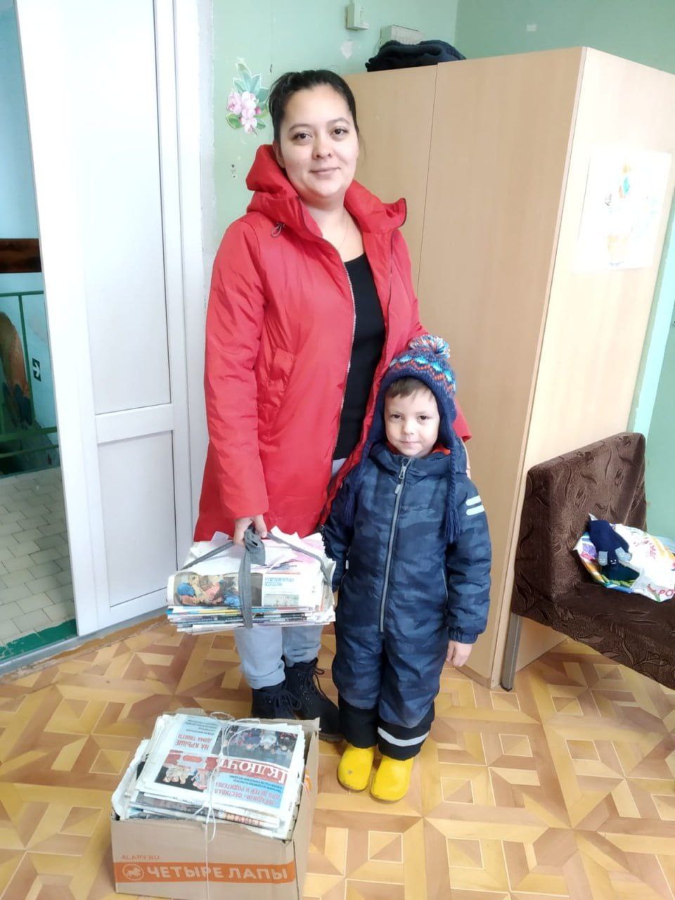 Фрязинская гимназия собрала больше тонны макулатуры