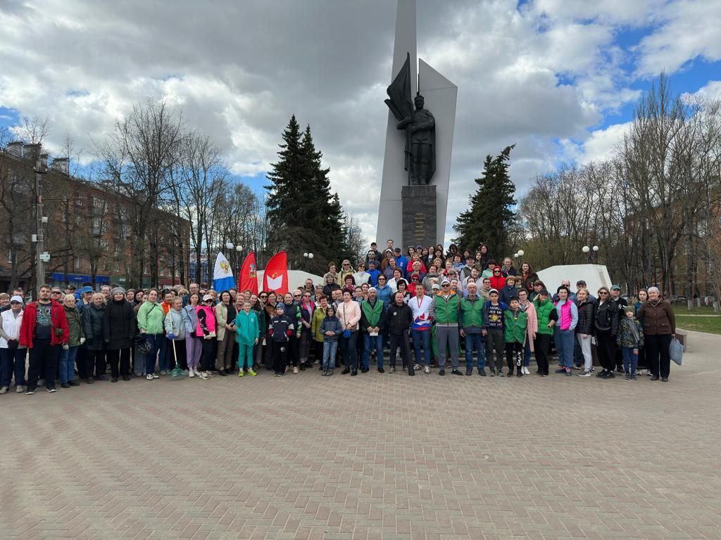 Во Фрязино состоялся общеобластной субботник!
