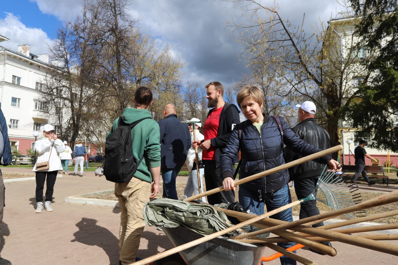 Во Фрязино состоялся общеобластной субботник!