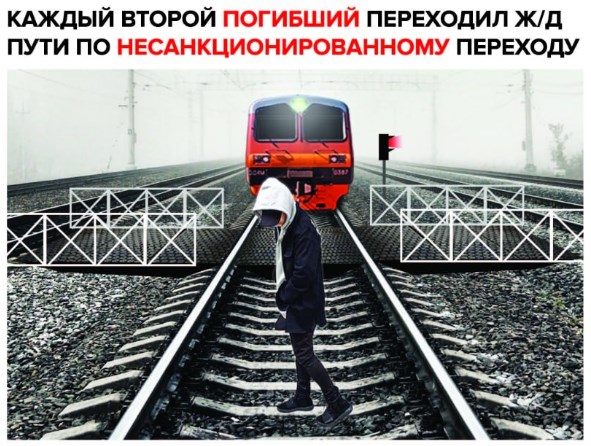 Увеличен штраф за переход железнодорожных путей в неустановленных местах в Москве и Подмосковье