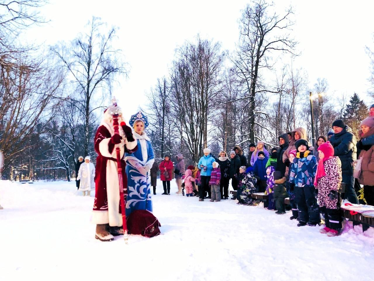 Во Фрязинском лесопарке прошли «Морозные традиции»
