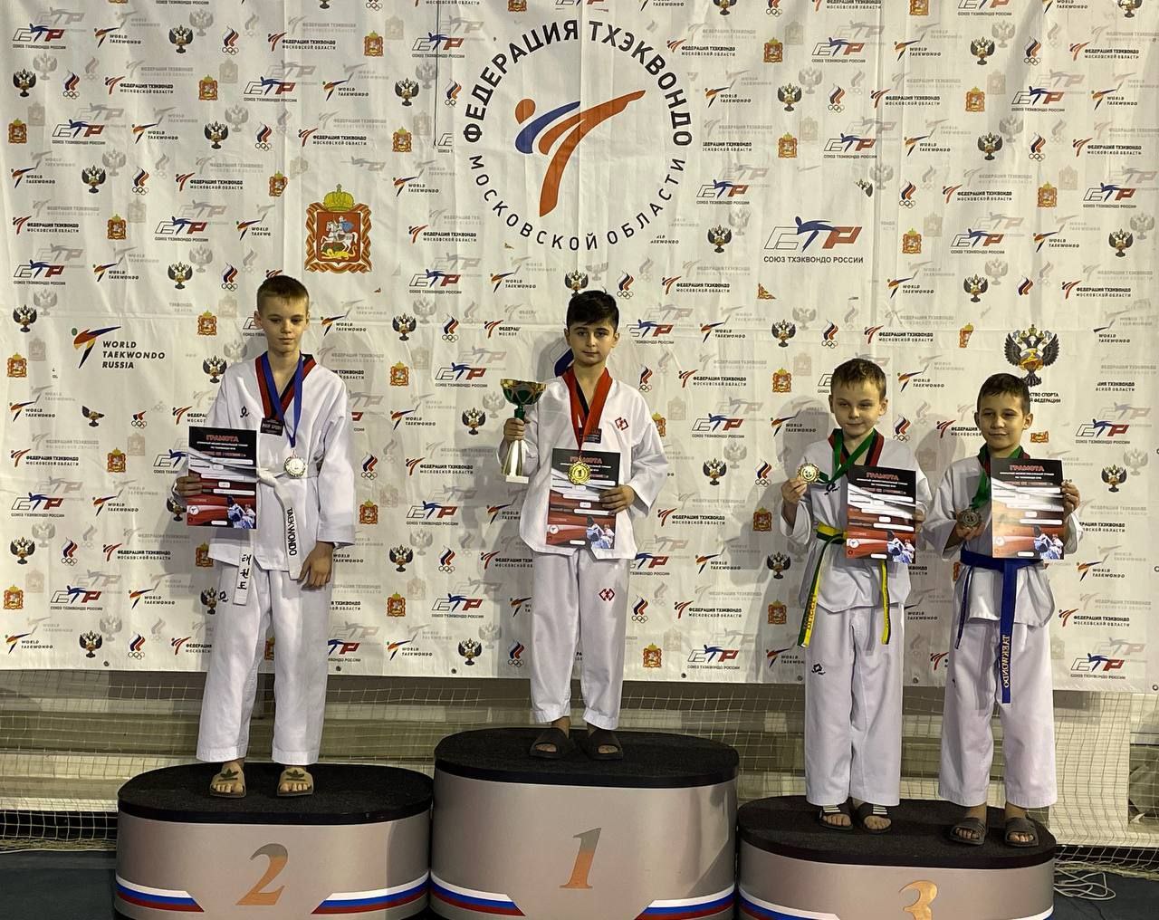 Фрязинские тхэквондисты показали свое мастерство в Звенигороде