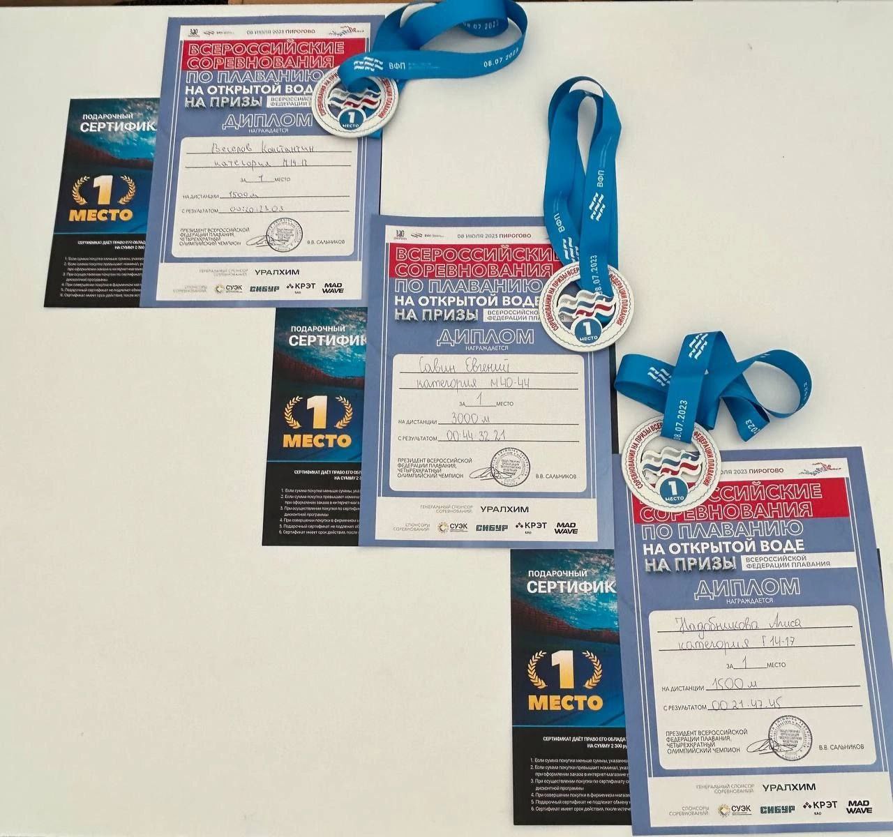 Фрязинцы - победители всероссийских соревнований на открытой воде🏊🏆