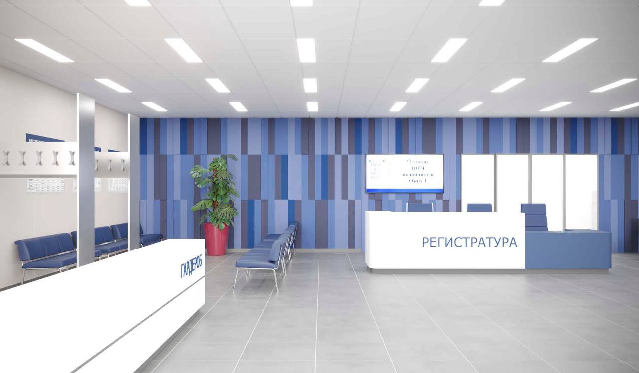 Подмосковные стационары приобретут лаконичный интерьер с яркими акцентами в виде стеновых панно