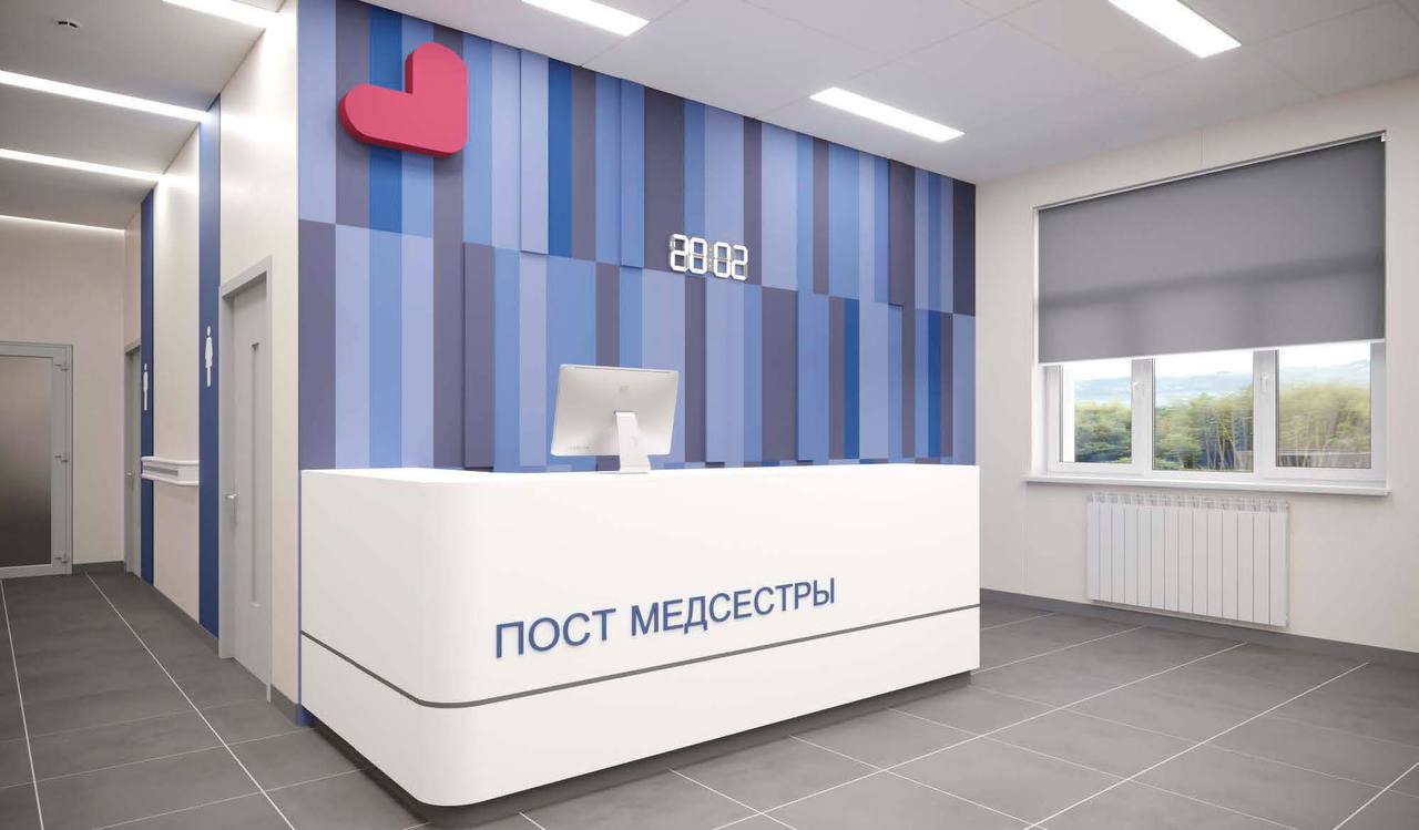 Подмосковные стационары приобретут лаконичный интерьер с яркими акцентами в виде стеновых панно