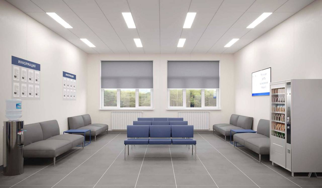 Подмосковные стационары приобретут лаконичный интерьер с яркими акцентами в виде стеновых панно