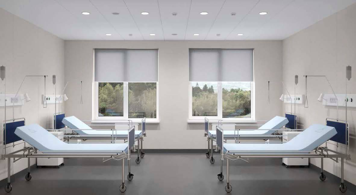 Подмосковные стационары приобретут лаконичный интерьер с яркими акцентами в виде стеновых панно