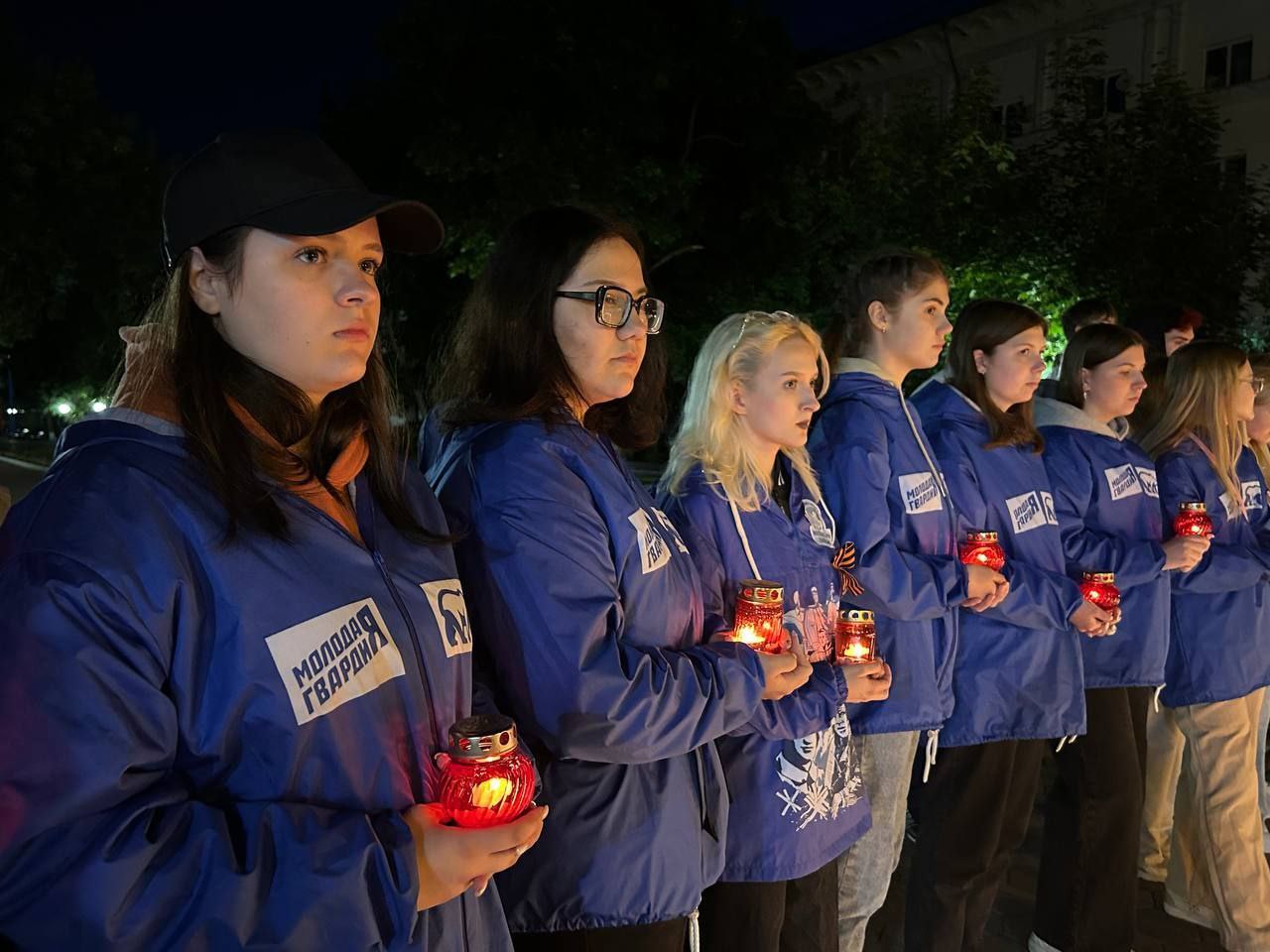 В ночь с 21 на 22 июня в День памяти и скорби жители городского округа Фрязино приняли участие во Всероссийской акции «Свеча Памяти»