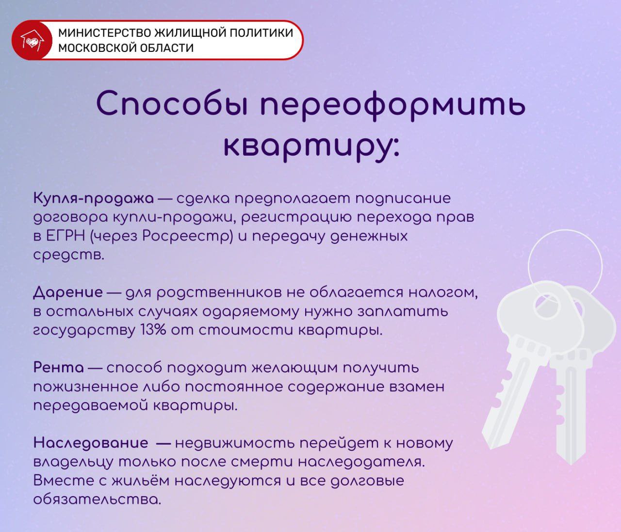 Как передать или переоформить собственность на квартиру?