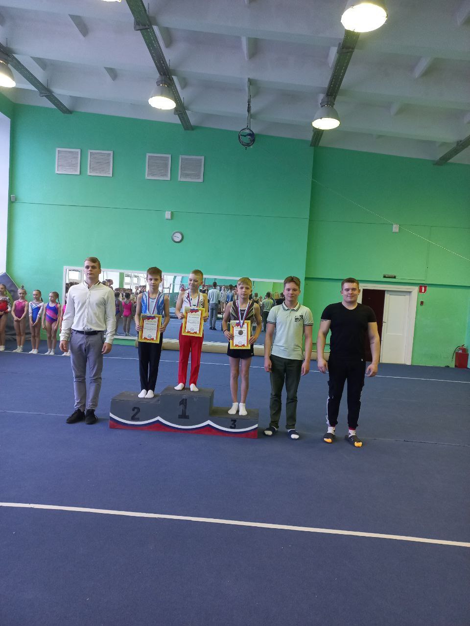 Во Фрязино прошли традиционные соревнования на Первенство СК «Олимп» по спортивной гимнастике среди юношей и девушек