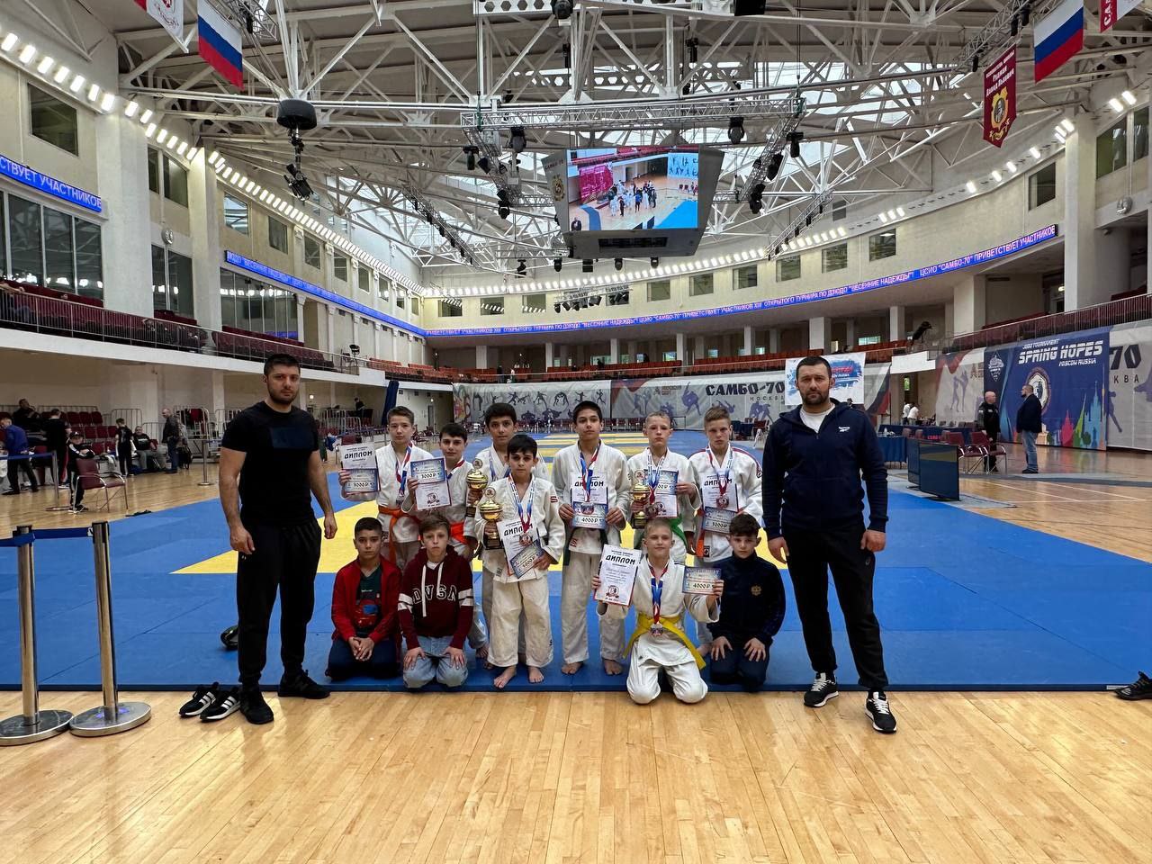В стенах школы «Самбо 70» г. Москвы прошел 13-й международный турнир по дзюдо «Весенние Надежды» среди спортсменов 2010-2012 г.р.