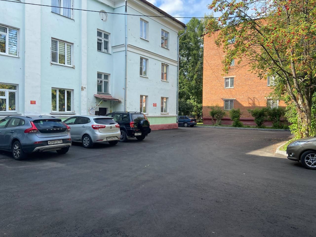 В Наукограде Фрязино завершилось устройство асфальтового покрытия на 6 дворовых территориях