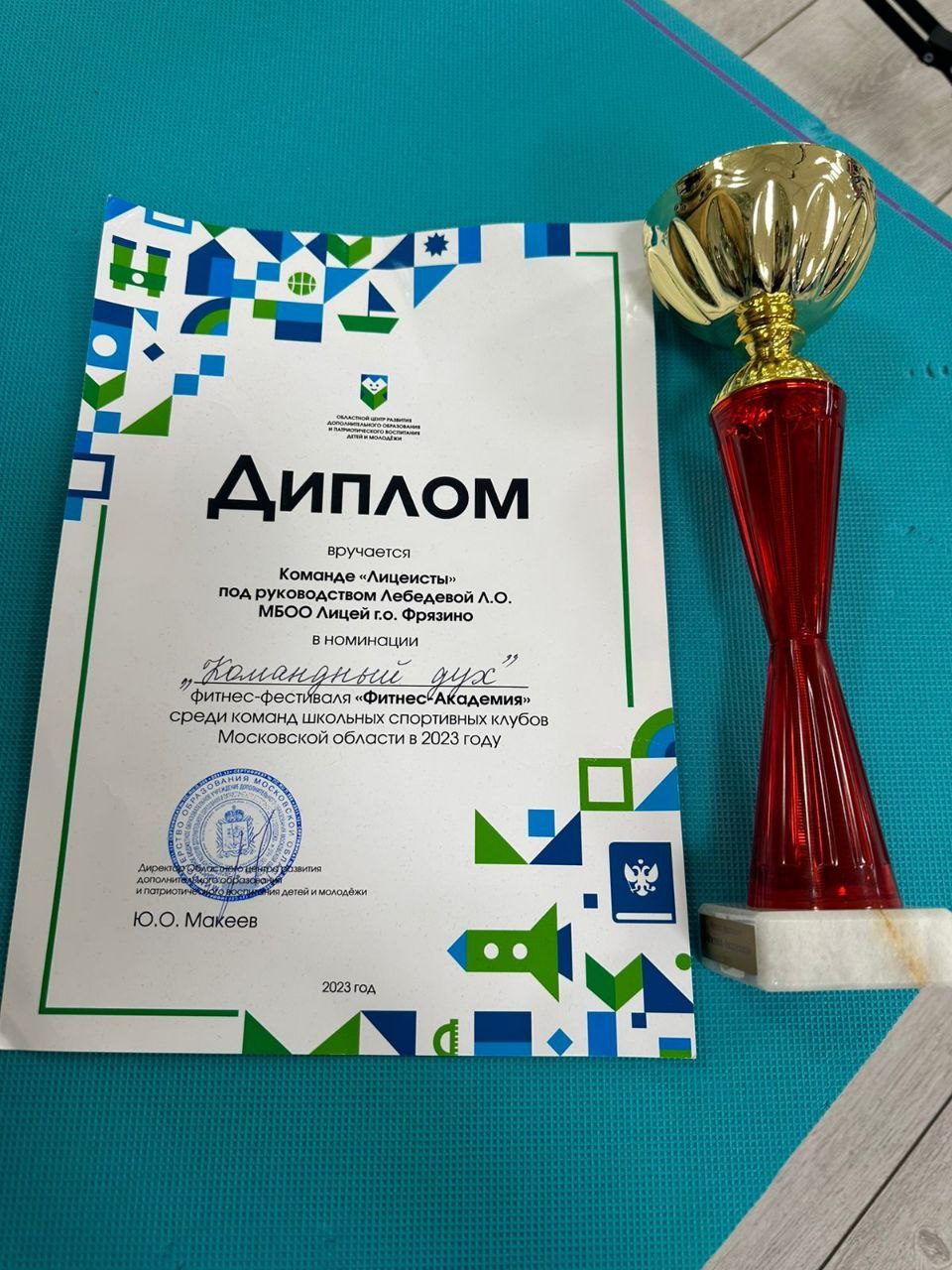 На базе фрязинской спортивной школы «Олимп» состоялся юбилейный региональный фестиваль «Фитнес-Академия»