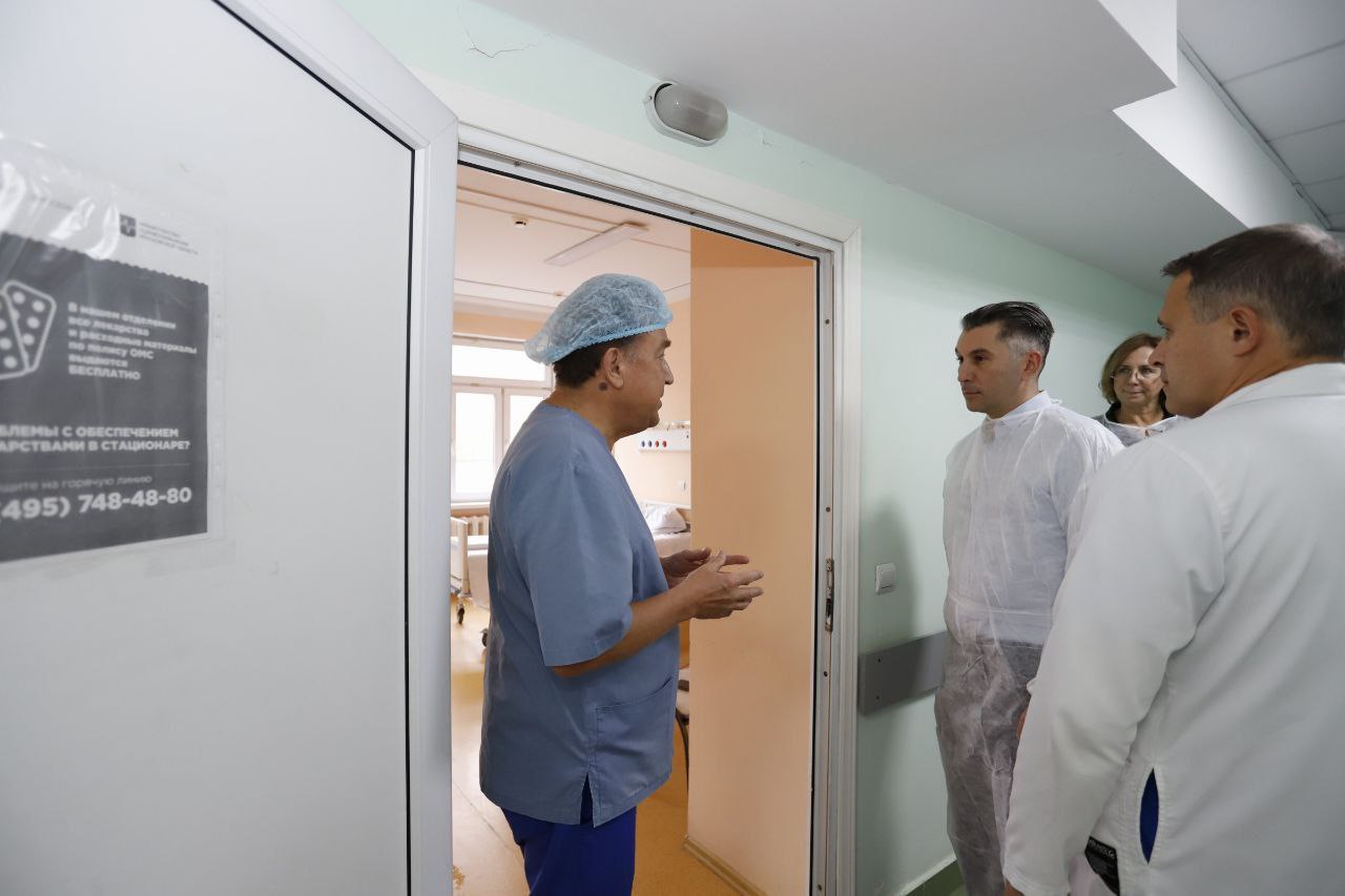 Первый заместитель главы городского округа Фрязино Нодар Бощеван посетил наше обособленное подразделение им.Гольца ЩГБ