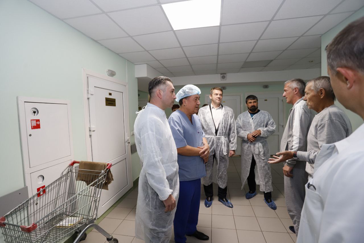 Первый заместитель главы городского округа Фрязино Нодар Бощеван посетил наше обособленное подразделение им.Гольца ЩГБ