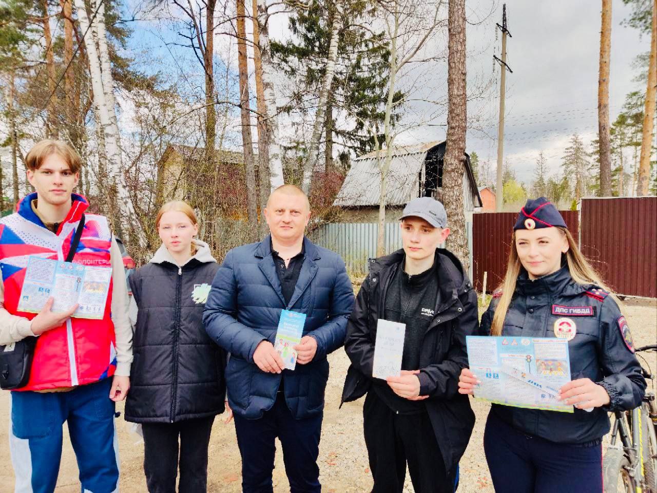 Профилактическая беседа с владельцами участков СНТ о важности недопущения нарушения Правил дорожного движения