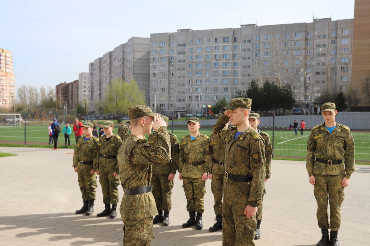 На территории фрязинской школы №1 впервые прошёл муниципальный этап Всероссийской военно-патриотической игры «Зарница 2.0»