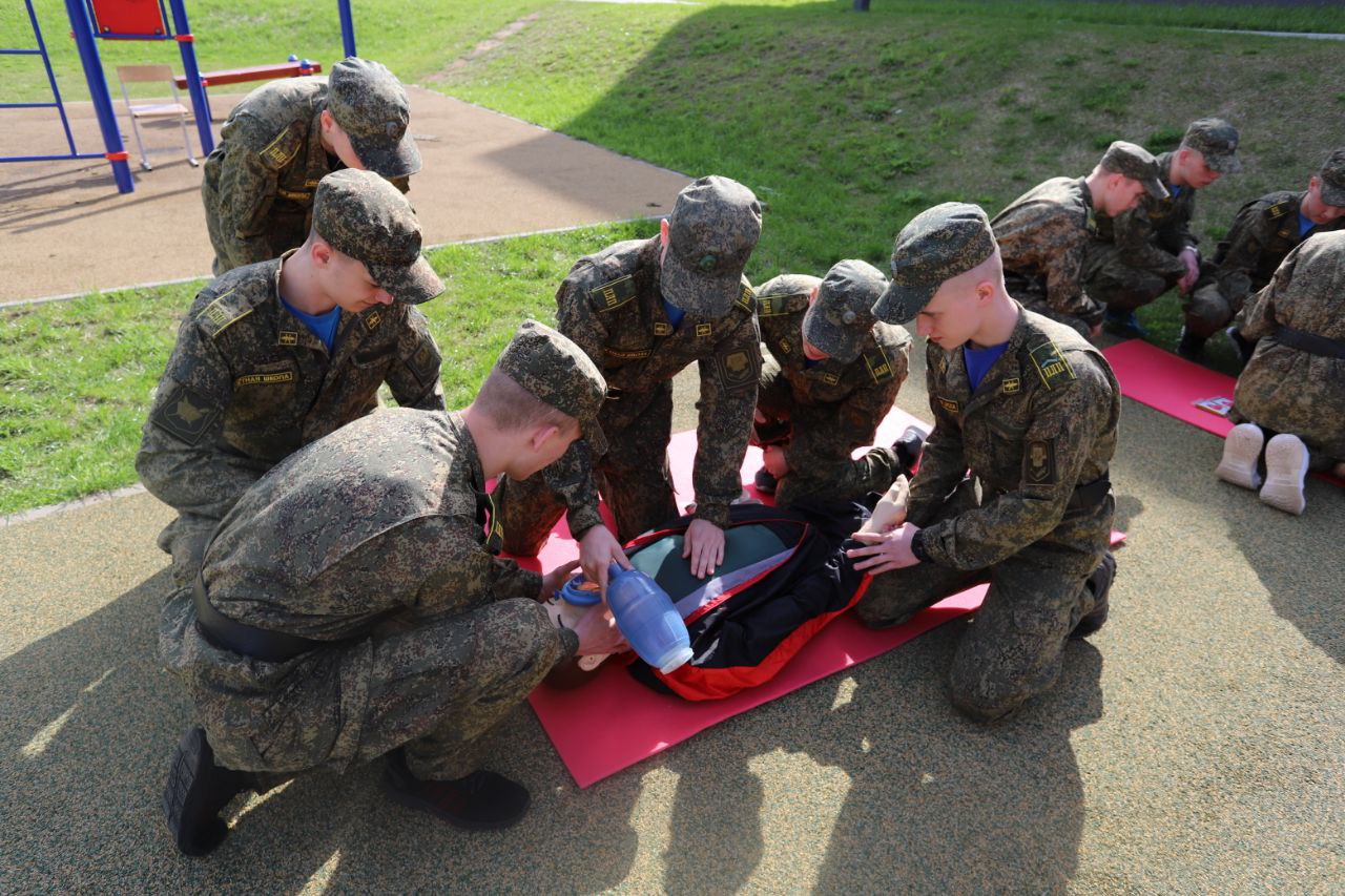 На территории фрязинской школы №1 впервые прошёл муниципальный этап Всероссийской военно-патриотической игры «Зарница 2.0»