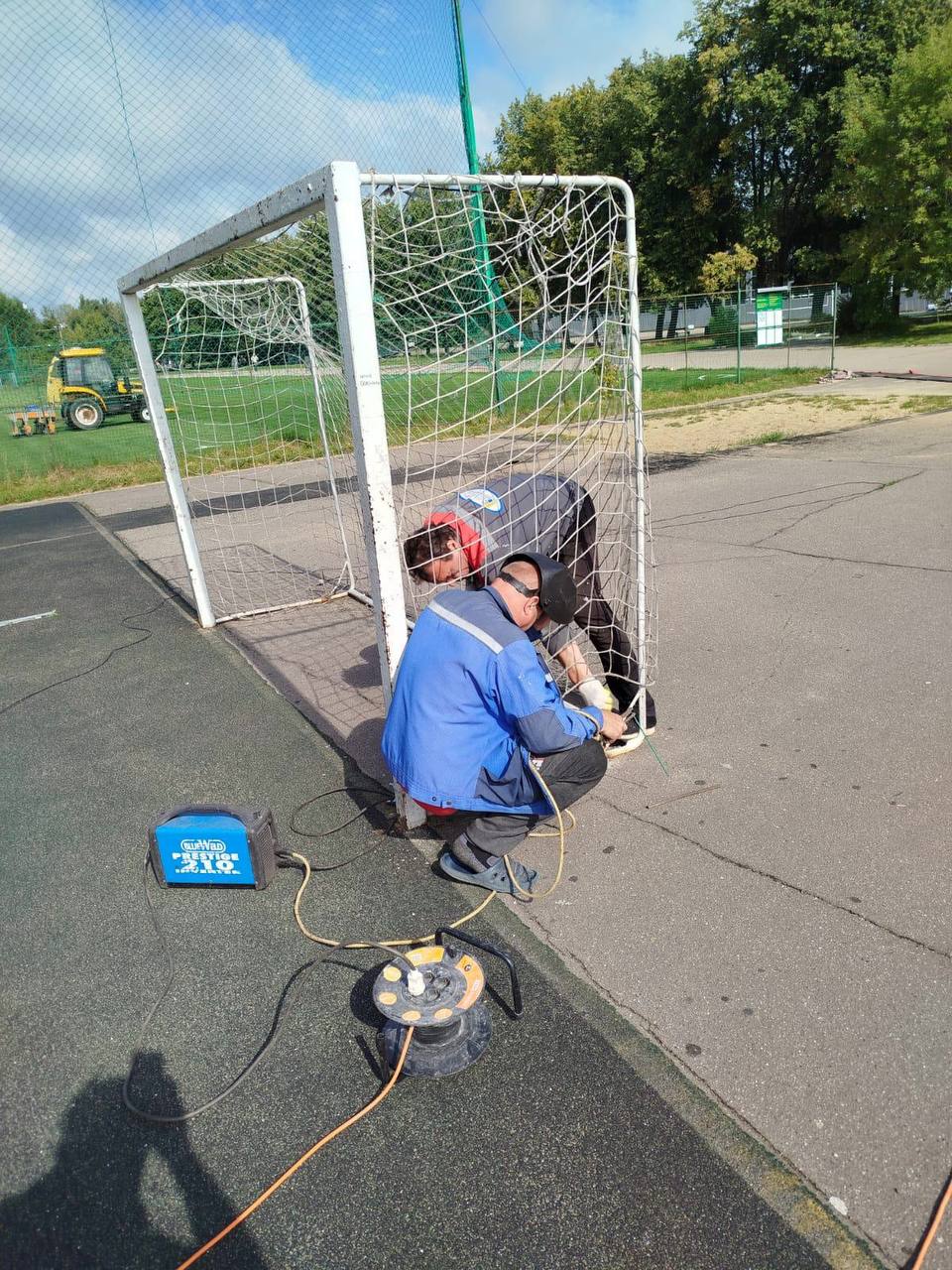 Подготовка к учебному году продолжается в спортивных учреждениях города Фрязино!