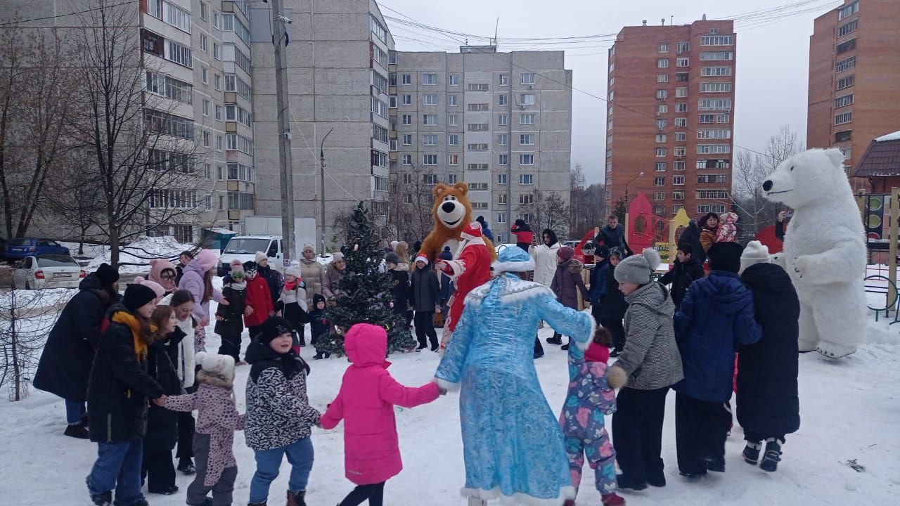 ✨🎄 Новогодняя сказка во дворах Фрязино! 🎄✨