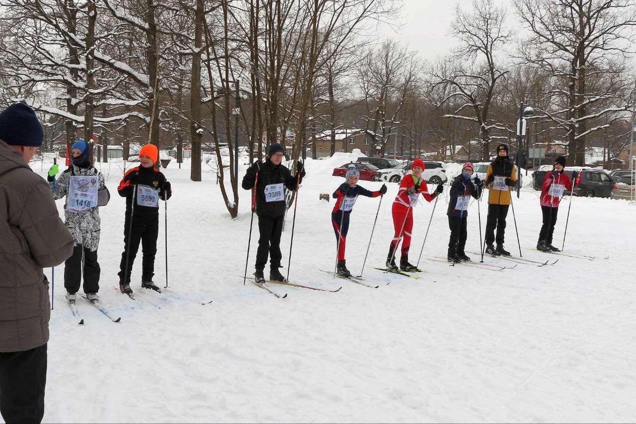 17 февраля в лесопарке прошли соревнования «Фрязинская лыжня-2024»