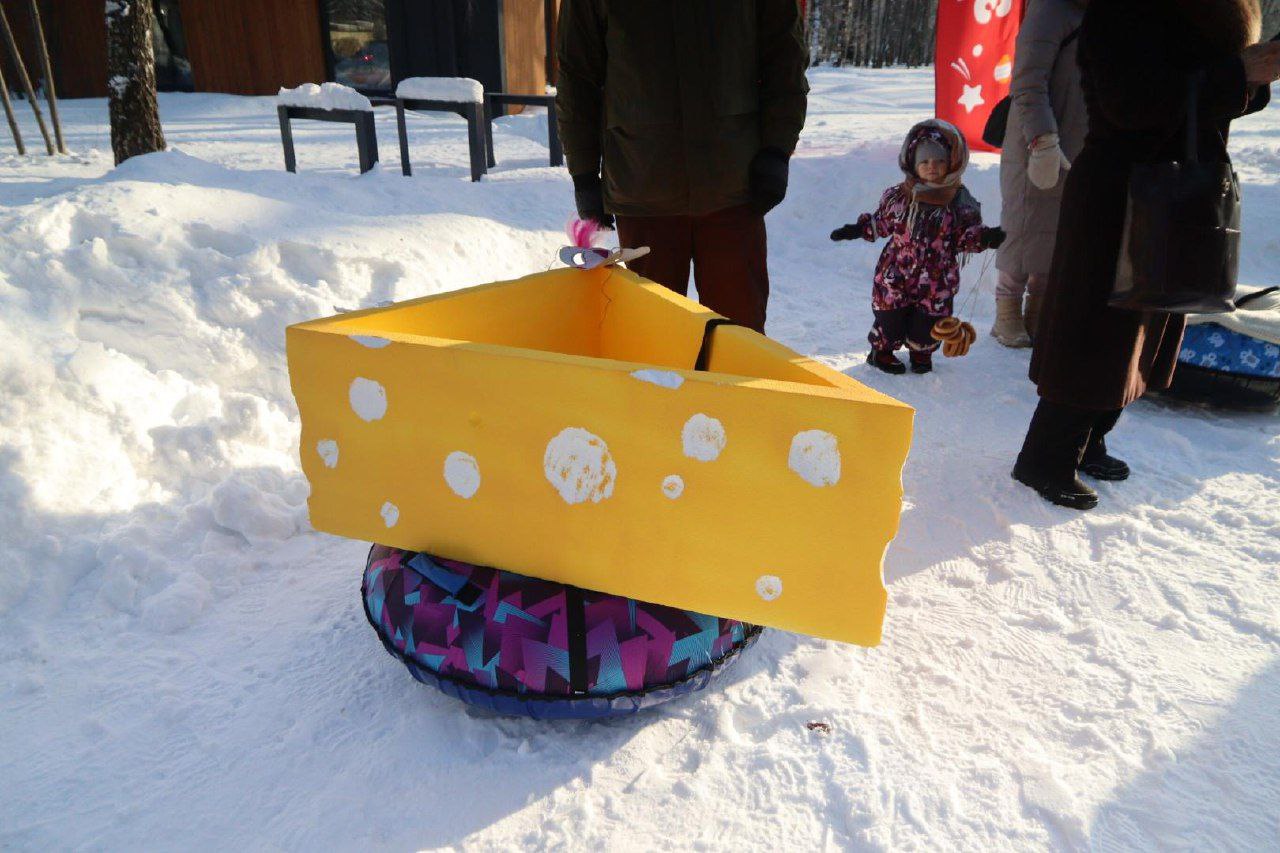 Яркий, волшебный зимний фестиваль «Парад санок «Снеговерть 2024» прошел 10 февраля в Фрязинском Лесопарке